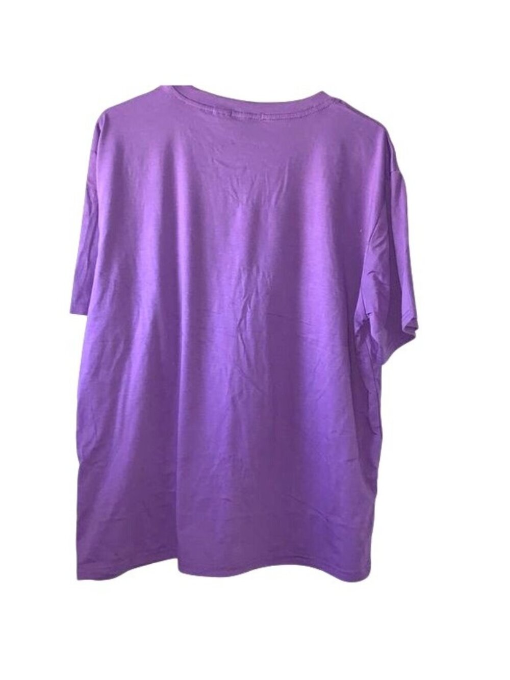 Dont Talk To Strangers Graphic T-Shirt Romwe L Purple Alien Print - Picture 8 of 8